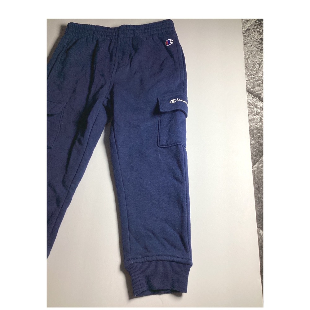 Champion Cargo Jogger Sweatpants 4T Navy Blue Excellent